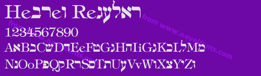 Hebrew RegularPreview