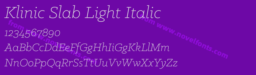 Klinic Slab Light ItalicPreview Klinic Slab Light ItalicPreview