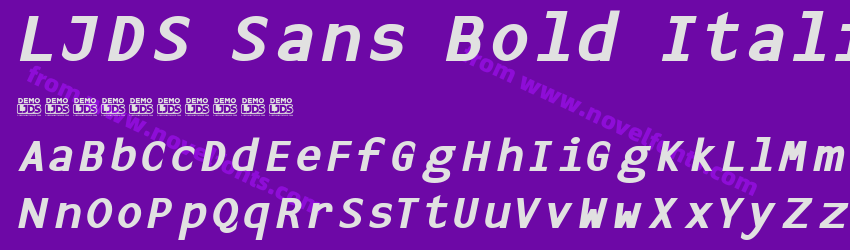 LJDS Sans Bold ItalicPreview LJDS Sans Bold ItalicPreview
