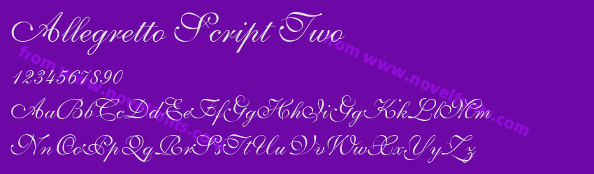 Allegretto Script TwoPreview