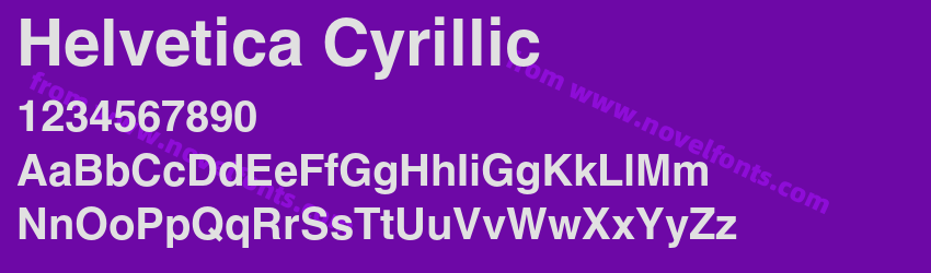 Helvetica CyrillicPreview