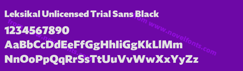 Leksikal Unlicensed Trial Sans BlackPreview Leksikal Unlicensed Trial Sans BlackPreview
