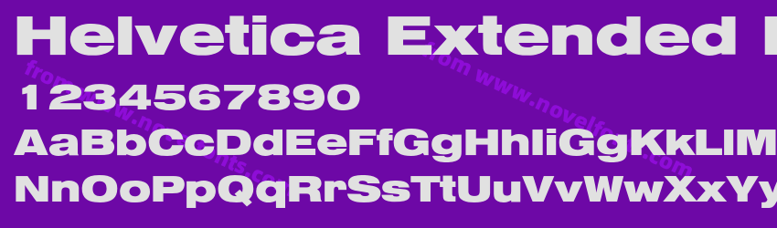 Helvetica Extended BQPreview