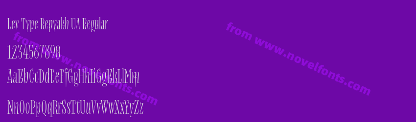 Lev Type Repyakh UA RegularPreview Lev Type Repyakh UA RegularPreview