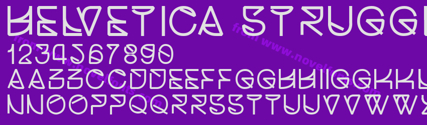 Helvetica Struggle BoldPreview