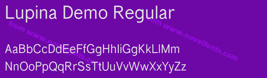 Lupina Demo RegularPreview Lupina Demo RegularPreview