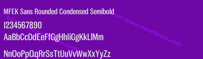 MFEK Sans Rounded Condensed SemiboldPreview MFEK Sans Rounded Condensed SemiboldPreview