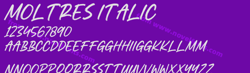 MOLTRES ItalicPreview MOLTRES ItalicPreview