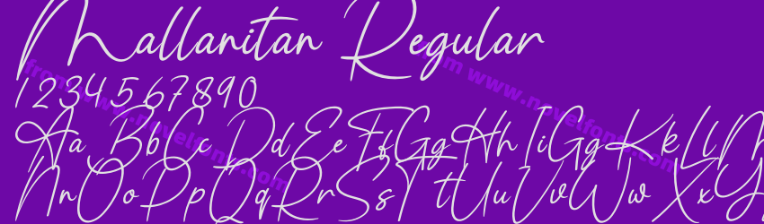 Mallanitan RegularPreview Mallanitan RegularPreview