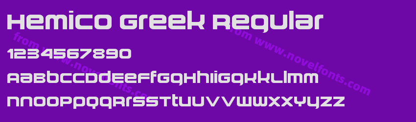 Hemico Greek RegularPreview