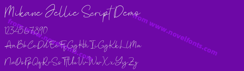 Mikane Jellie Script DemoPreview Mikane Jellie Script DemoPreview