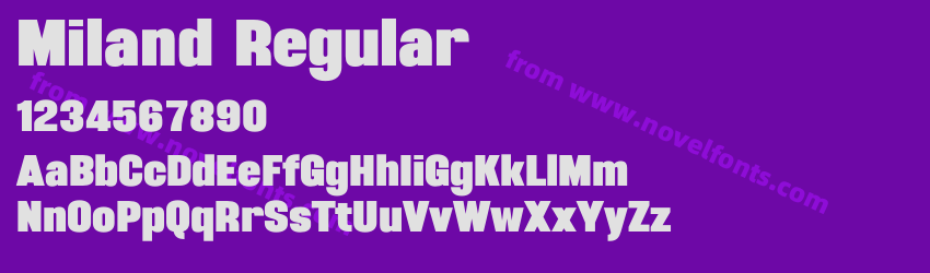 Miland RegularPreview Miland RegularPreview