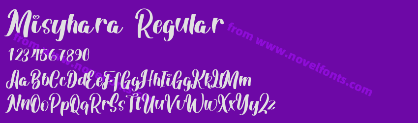Misyhara RegularPreview Misyhara RegularPreview