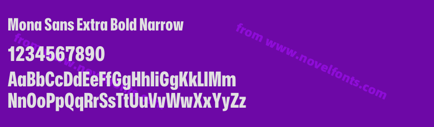 Mona Sans Extra Bold NarrowPreview Mona Sans Extra Bold NarrowPreview