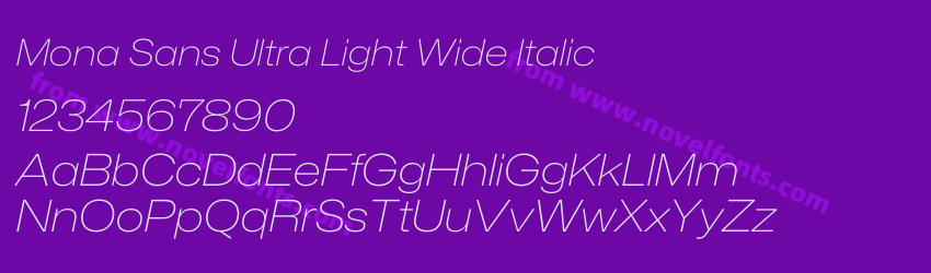 Mona Sans Ultra Light Wide ItalicPreview Mona Sans Ultra Light Wide ItalicPreview
