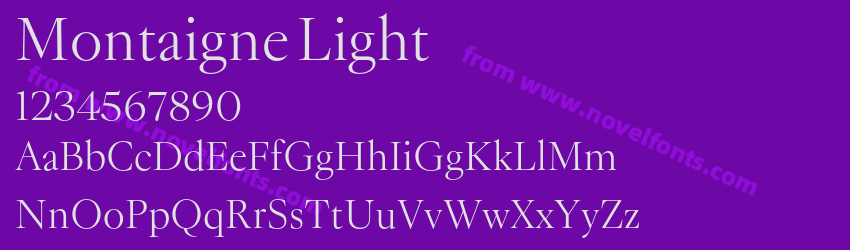 Montaigne LightPreview Montaigne LightPreview
