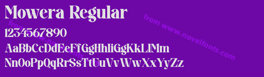 Mowera RegularPreview Mowera RegularPreview