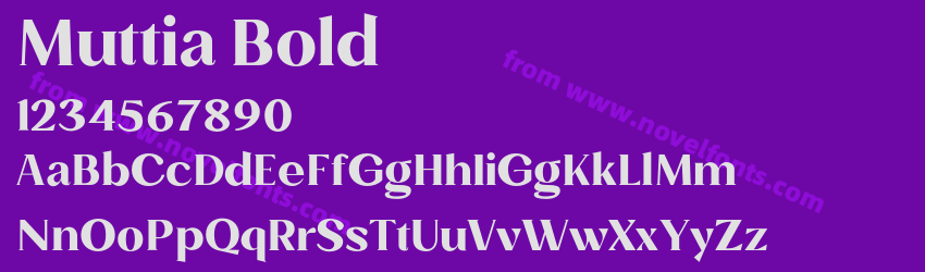 Muttia BoldPreview Muttia BoldPreview