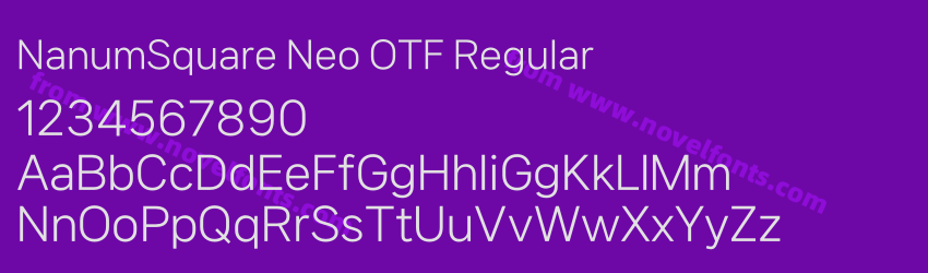 NanumSquare Neo OTF RegularPreview NanumSquare Neo OTF RegularPreview