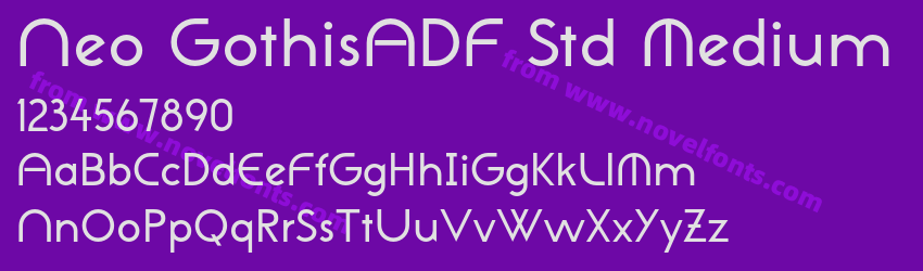 Neo GothisADF Std MediumPreview Neo GothisADF Std MediumPreview