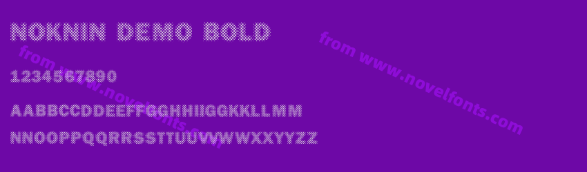 Noknin DEMO BoldPreview Noknin DEMO BoldPreview