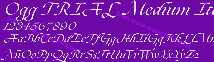 Ogg TRIAL Medium ItalicPreview Ogg TRIAL Medium ItalicPreview
