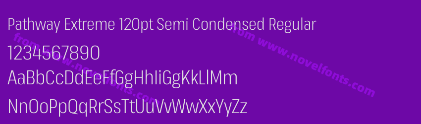 Pathway Extreme 120pt Semi Condensed RegularPreview Pathway Extreme 120pt Semi Condensed RegularPreview