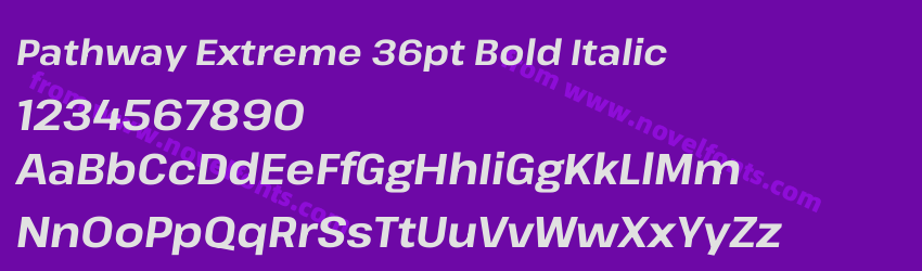 Pathway Extreme 36pt Bold ItalicPreview Pathway Extreme 36pt Bold ItalicPreview