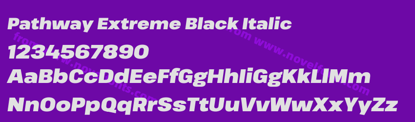 Pathway Extreme Black ItalicPreview Pathway Extreme Black ItalicPreview