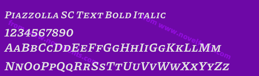 Piazzolla SC Text Bold ItalicPreview Piazzolla SC Text Bold ItalicPreview