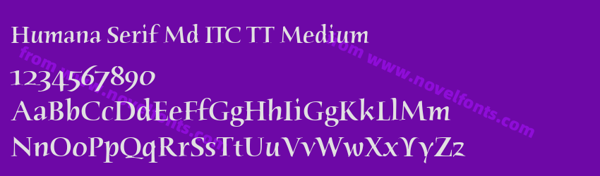 Humana Serif Md ITC TT MediumPreview