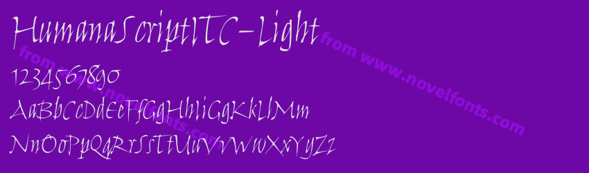 HumanaScriptITC-LightPreview