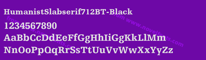 HumanistSlabserif712BT-BlackPreview