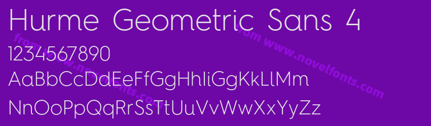 Hurme Geometric Sans 4Preview