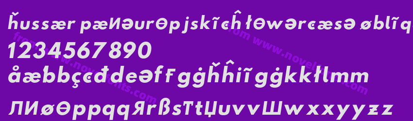 Hussar Paneuropjskich Lowercase ObliquePreview