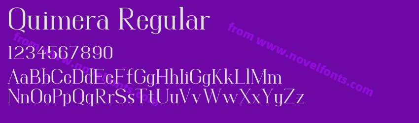 Quimera RegularPreview Quimera RegularPreview