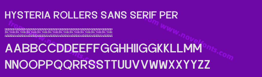 Hysteria Rollers Sans Serif PerPreview