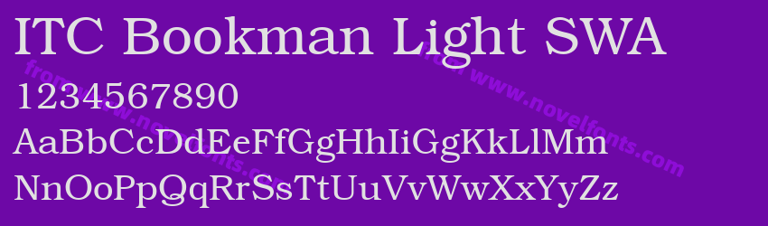 ITC Bookman Light SWAPreview