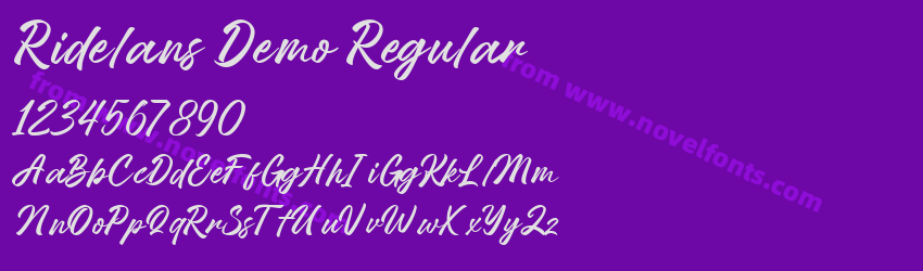 Ridelans Demo RegularPreview Ridelans Demo RegularPreview
