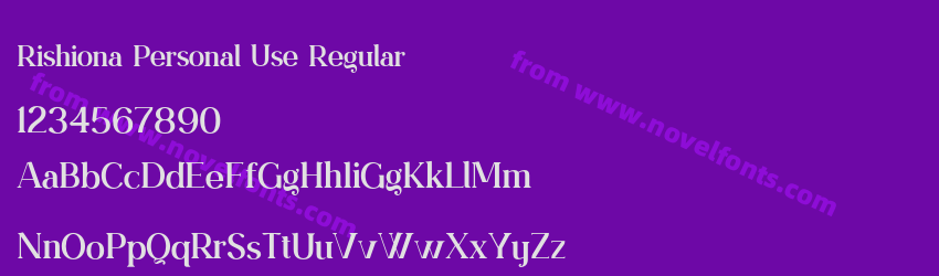 Rishiona Personal Use RegularPreview Rishiona Personal Use RegularPreview