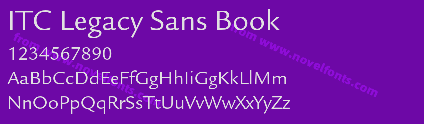 ITC Legacy Sans BookPreview