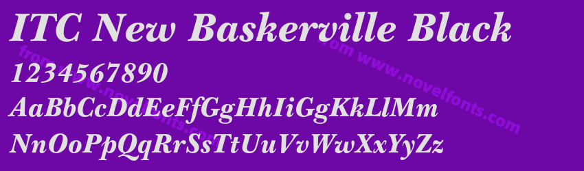 ITC New Baskerville BlackPreview