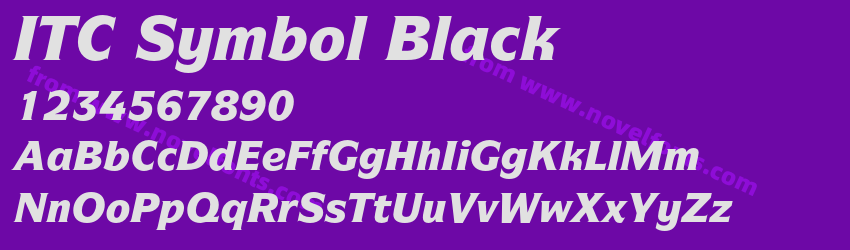 ITC Symbol BlackPreview