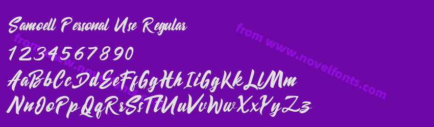 Samoell Personal Use RegularPreview Samoell Personal Use RegularPreview