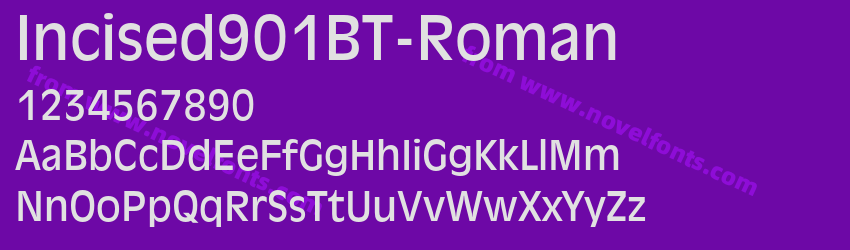 Incised901BT-RomanPreview