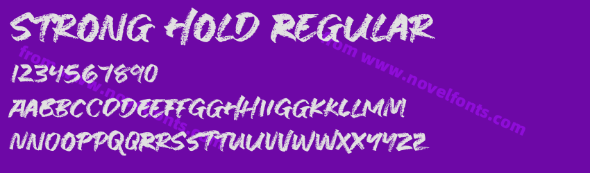 Strong Hold RegularPreview Strong Hold RegularPreview