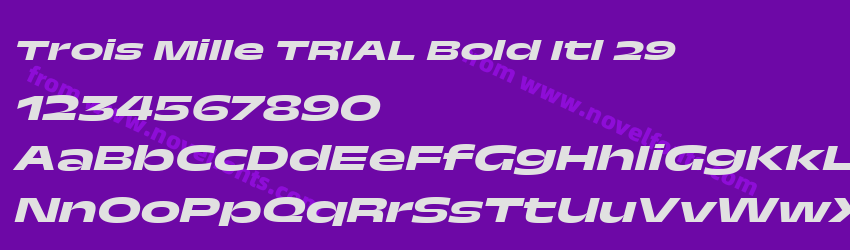 Trois Mille TRIAL Bold Itl 29Preview Trois Mille TRIAL Bold Itl 29Preview