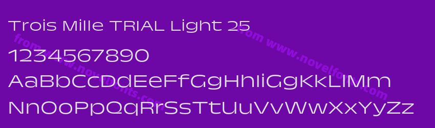 Trois Mille TRIAL Light 25Preview Trois Mille TRIAL Light 25Preview