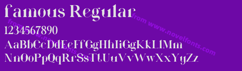 famous RegularPreview famous RegularPreview