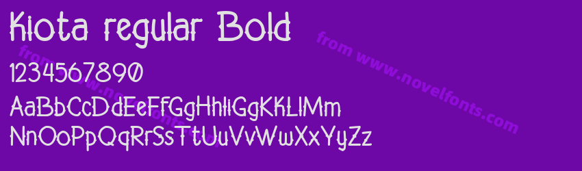 kiota regular BoldPreview kiota regular BoldPreview